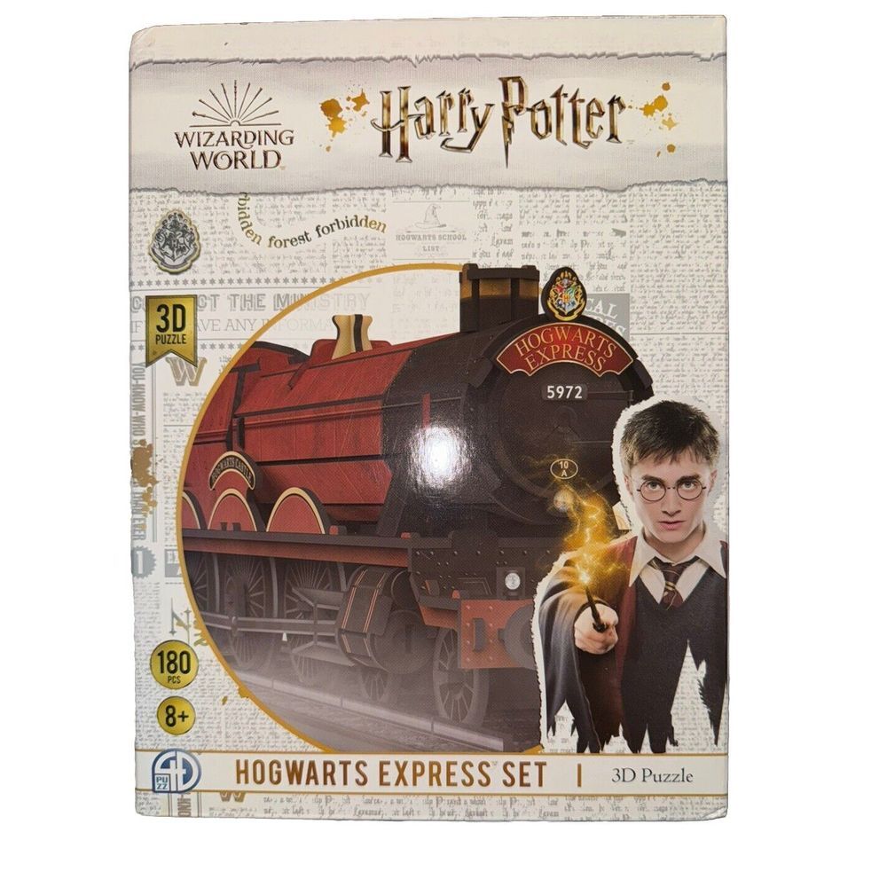 Wizarding World Harry Potter Hogwarts Express 3D Jigsaw Puzzle NIB 180 Pieces